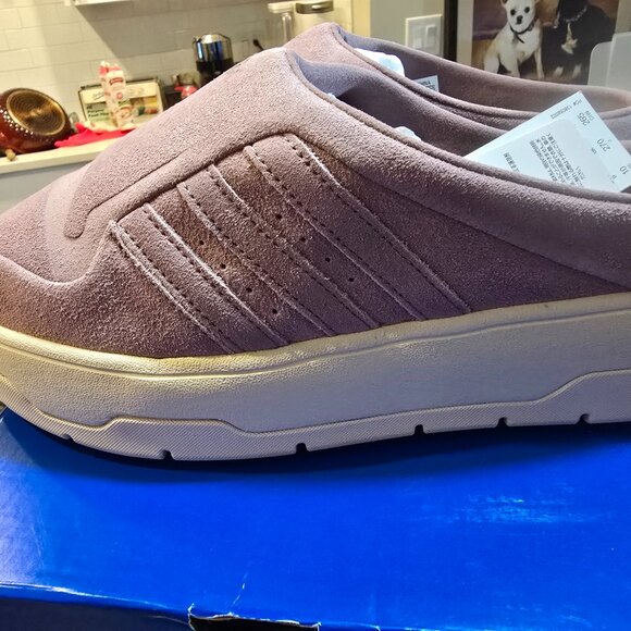 Adidas Originals Rivalry Platform Purple Mule Nubuck Leather Size 6 JH7983 NEW - Picture 1 of 14